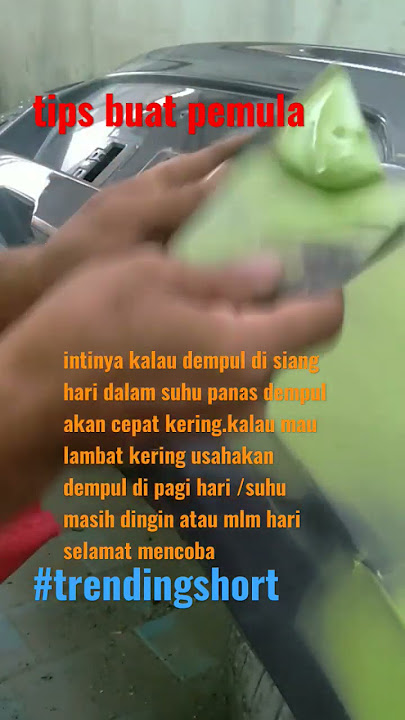 dempul pemula,@tignobodyrepair