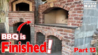 How To Build A Brick Arch Wood Fired Bbq Outdoor Kitchen Build - Part 13 Diy Masonry