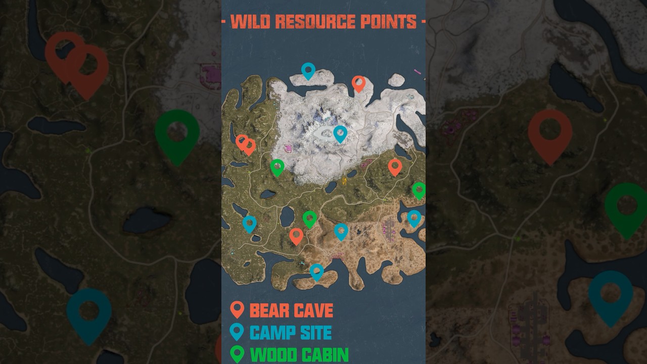 Let's hunt all Wild Resource Points down😎 #guide