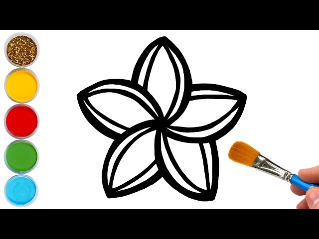 Rainbow Flower Drawing, Painting, Coloring for Kids & Toddlers | How to ...
