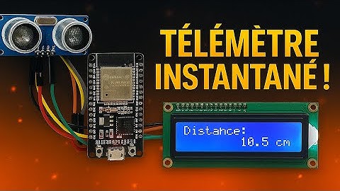Un Simple Capteur Qui Transforme l’ESP32 en Télémètre Instantané !