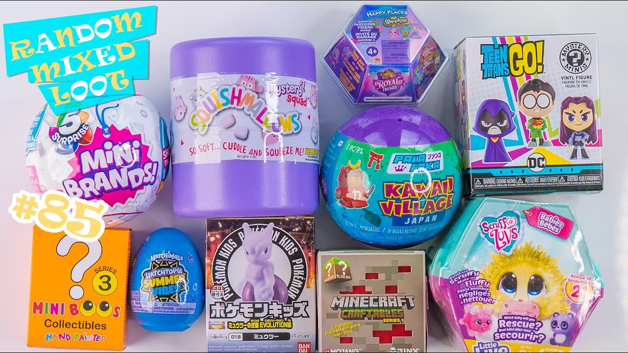 Random And Mixed Loot Opening Surprise Blind Bag Toys Unboxing 85