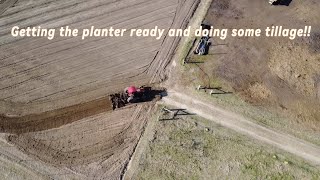 Getting the planter ready and doing some tillage!!!