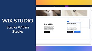 Wix Studio | Stacks Within Stacks