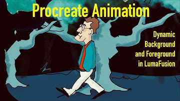 Procreate Animation - Dynamic Background and Foreground in LumaFusion