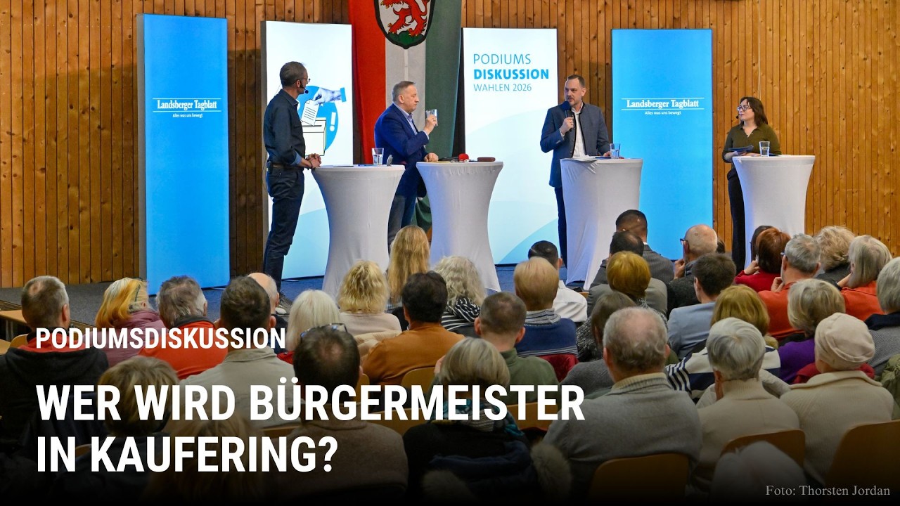 Kaufering: Wer überzeugt als Bürgermeisterkandidat? Die Podiumsdiskussion in voller Länge