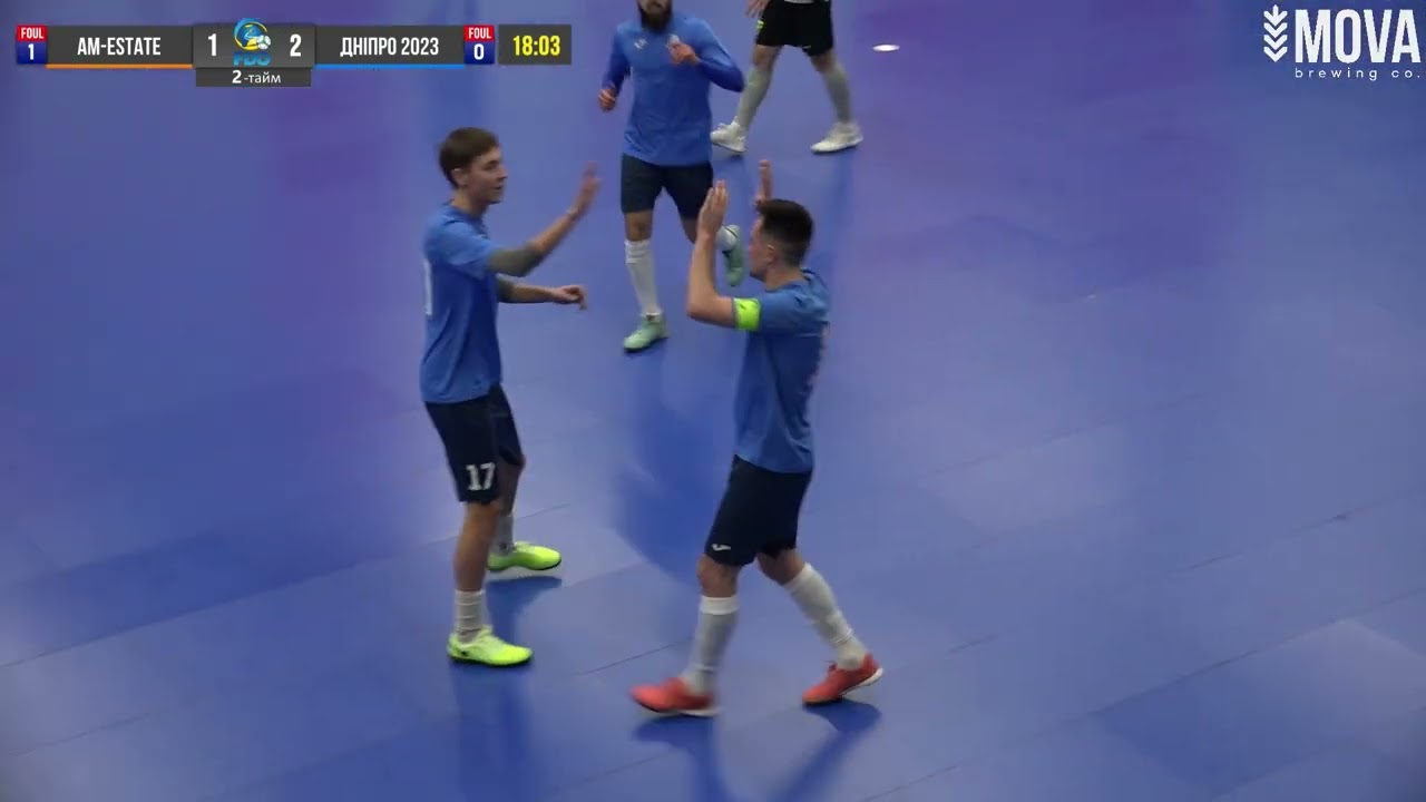 ОГЛЯД |  «AM-ESTATE» 3:5 «Дніпро 2023» MOVA Чемпіонат Дніпропетровської обл ВИЩА ЛІГА. 14-й тур