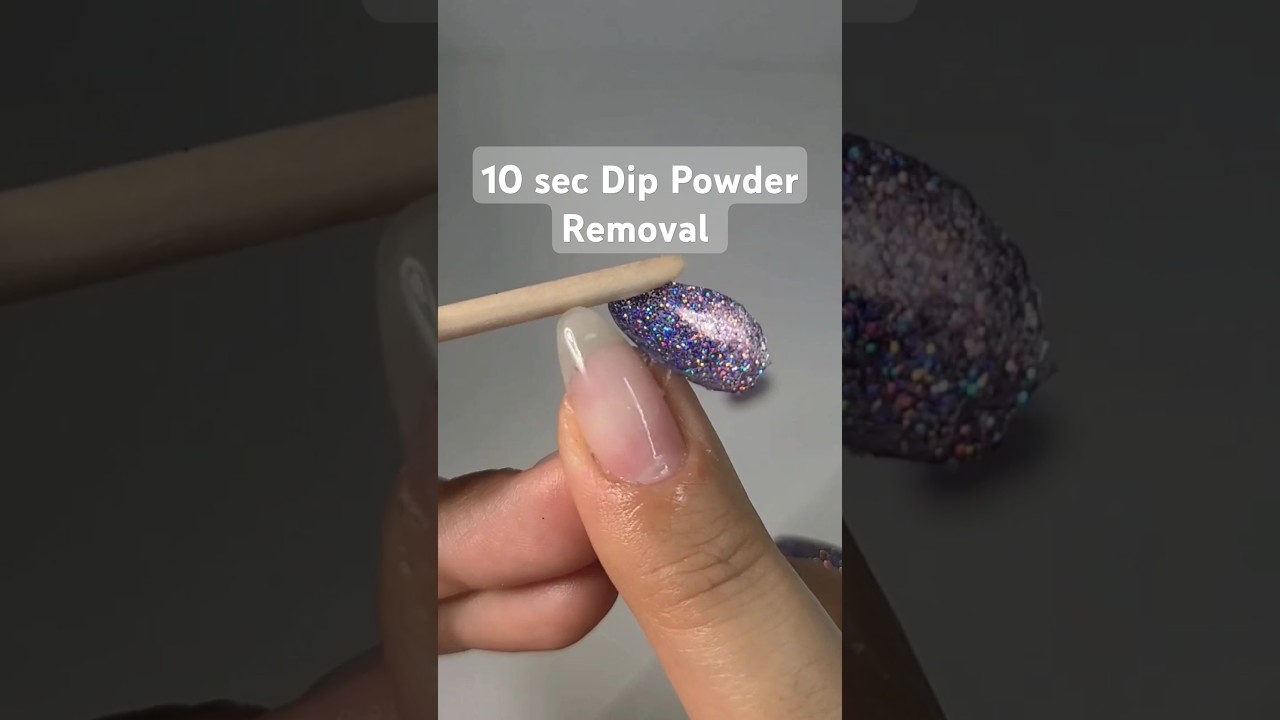 🤯 Easy Dip Powder Removal 😱😲    