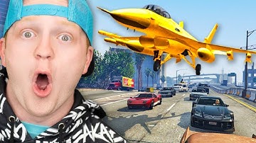 I Survived GTA with GOD Planes!