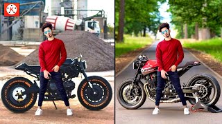 Kinemaster Bike Background Photo Editing Tutorial | Kinemaster Photo Editing | Kinemaster Editing screenshot 5