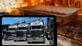 This Nascar Hauler driver is COOKIN!!