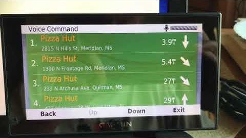 Garmin Useless Voice Command Responses