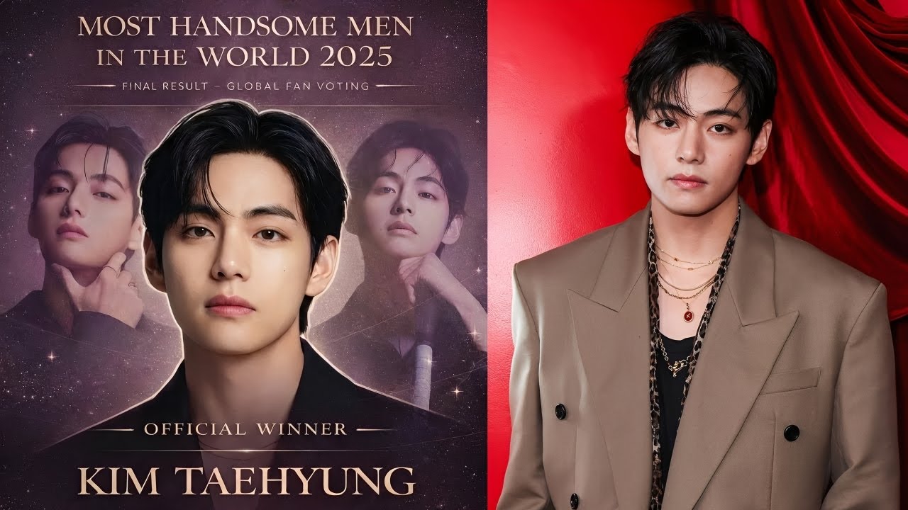 ARMY, вы гордитесь! Ви из BTS признан самым красивым мужчиной в мире в 2025 году!