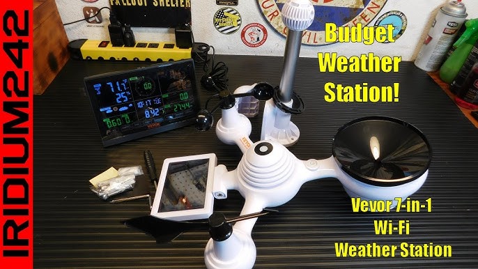  VEVOR Wireless Weather Station 7-in-1, Weather