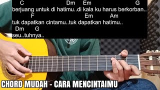 Tutorial Chord + Petikan Anggi Marito - Cara Mencintaimu | Mudah