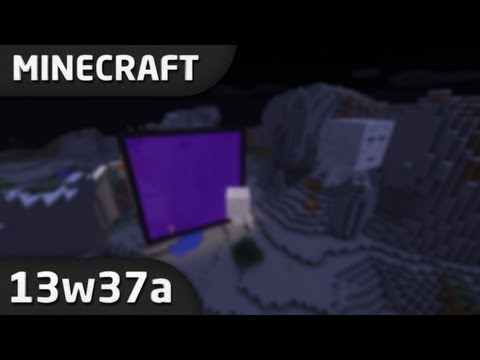 Große Portale, Commands & Chat - Minecraft 1.7 - Snapshot 13w37a