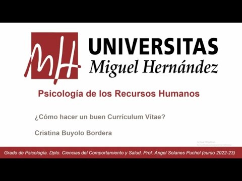 ¿Cómo hacer un buen currículum vitae?