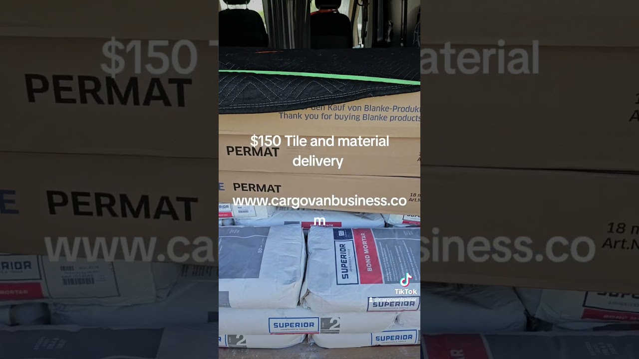 How to make $150 delivery tile materials.