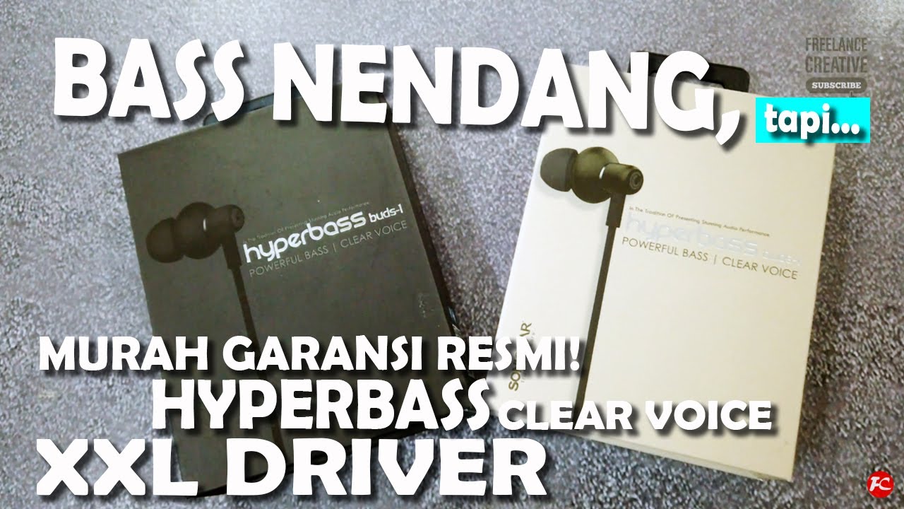EARPHONE SONICGEAR HYPERBASS BUDS 1 UNBOXING HEADSET MURAH BASS POWERFULL SUARA JERNIH GARANSI RESMI