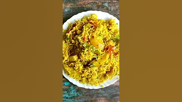 Masala Pulao | Aloo Masala Pulao | Veg Pulao Recipe | Spicy Masala Pulao #shorts #ytshorts