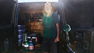 Man Lives In Van Through Cold Canadian Winter In A Basic Diy Build. Van Tour Mini Doentary.