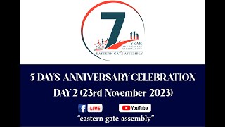 7th Year Anniversary || Day2 || Take Up Your Cross || By Ps  David Hunter by EASTERN GATE ASSEMBLY 70 views 5 months ago 1 hour, 42 minutes