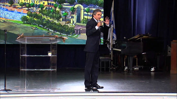 Jentezen Franklin ministering on "God pours His oi...