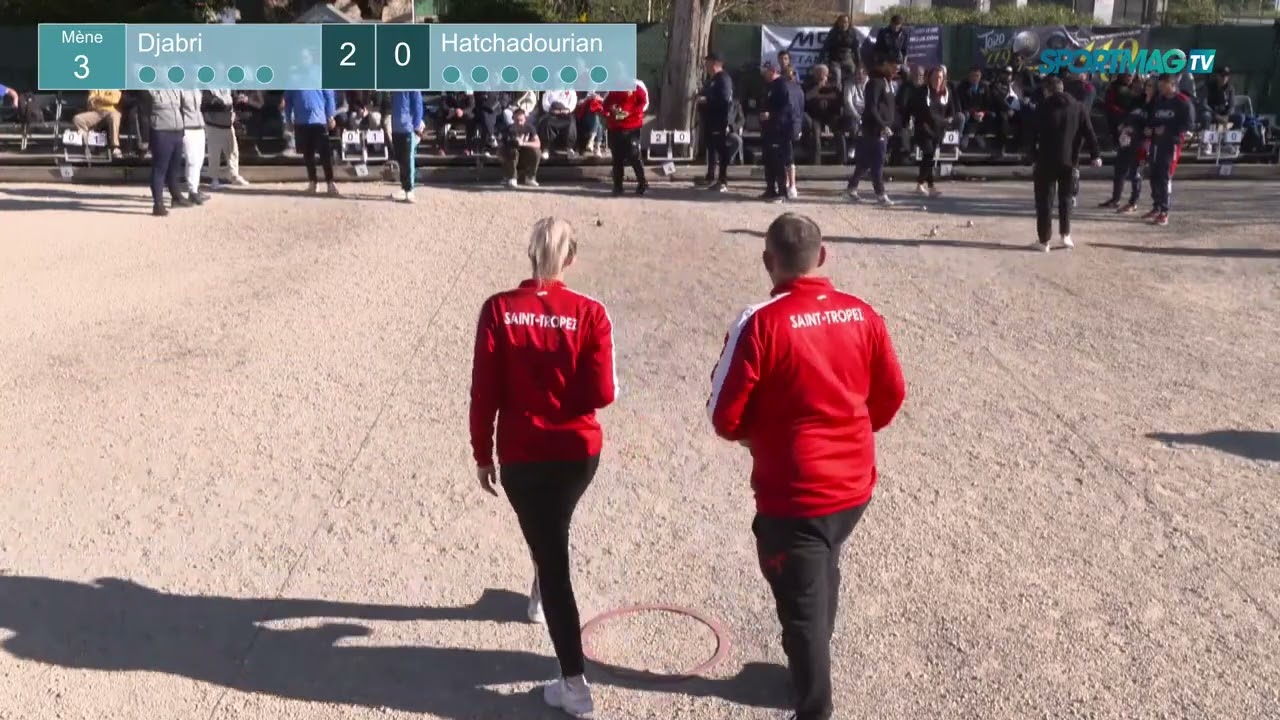 Miniature de la vidéo : Pétanque - National de Grasse (8es de finale) : Djabri / Hatchadourian