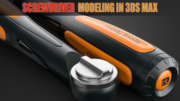 Topology Hard Surface: Correct topology of a Screwdriver Modeling In 3ds Max-Part02 #1 || N°_69