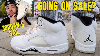 Jordan 5 SE Sail REVIEW + On FEET | You MIGHT Want To Wait..