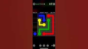 Flow Free - Intro - Classic - 5x5 Easy - Level 9