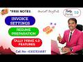 Invoice Settings &amp; Career Resume Tips for TallyPrime 7.0 Learners