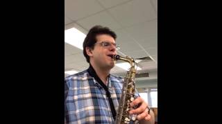 Saxophone Solo Timepiece by Niehaus NYSSMA Level 1 Mr. Budnack