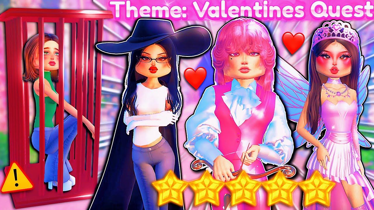 ONLY Dressing As VALENTINES QUEST Characters For EVERY ROUND! | ROBLOX Dress to Impress Lana Lore ONLY Dressing As VALENTINES QUEST Characters For EVERY ROUND! | ROBLOX Dress to Impress Lana Lore