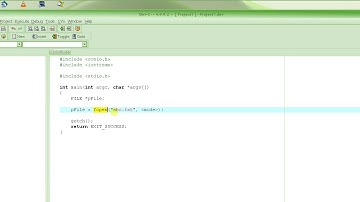 Opening and Closing Files fopen() and fclose() Part-1