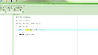 Opening and Closing Files fopen() and fclose() Part-1