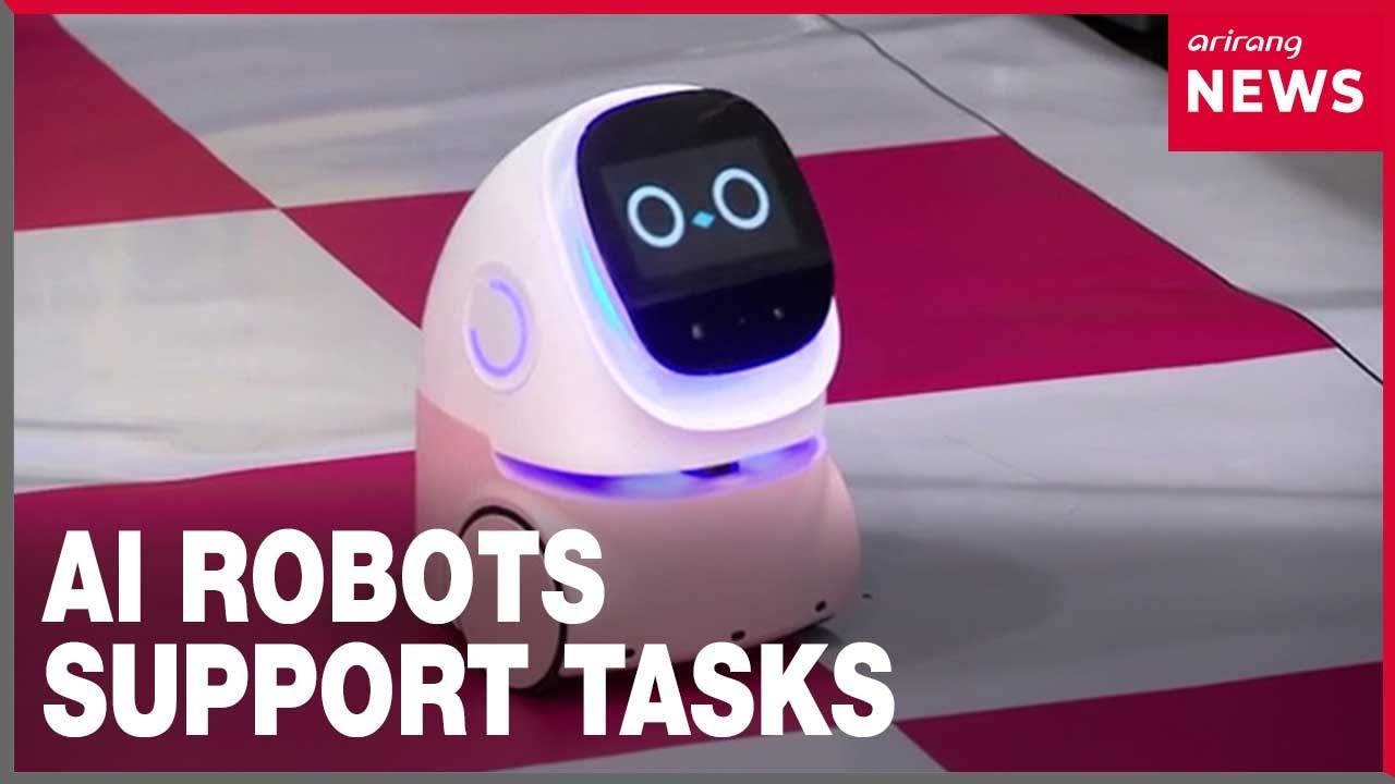 AI robots assist with food delivery, safety management, education