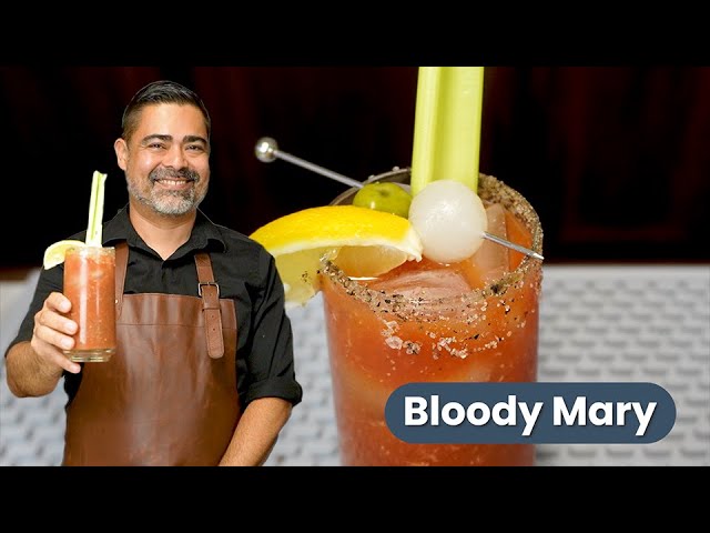 Bloody Mary Bar Personalized Hurricane Glass