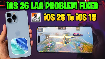 iOS 26 Lag Problem FIXED 🔥 | Downgrade iOS 26 to iOS 18.5 | iOS 26 Bugs & Performance Fix Guide