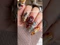 Y2k tortoiseshell 3d heart goth nails  #nails #nailart  #nailtech