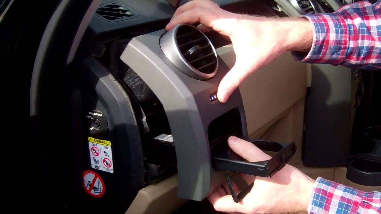 How to replace the cup holder mechanism on Land Rover Discovery 3 YouTube