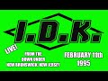 I D K Underground Man Live At The Down Under 2 11 1995 mp3