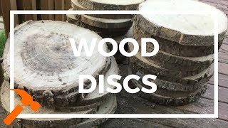 How to Make Rustic Wooden Discs