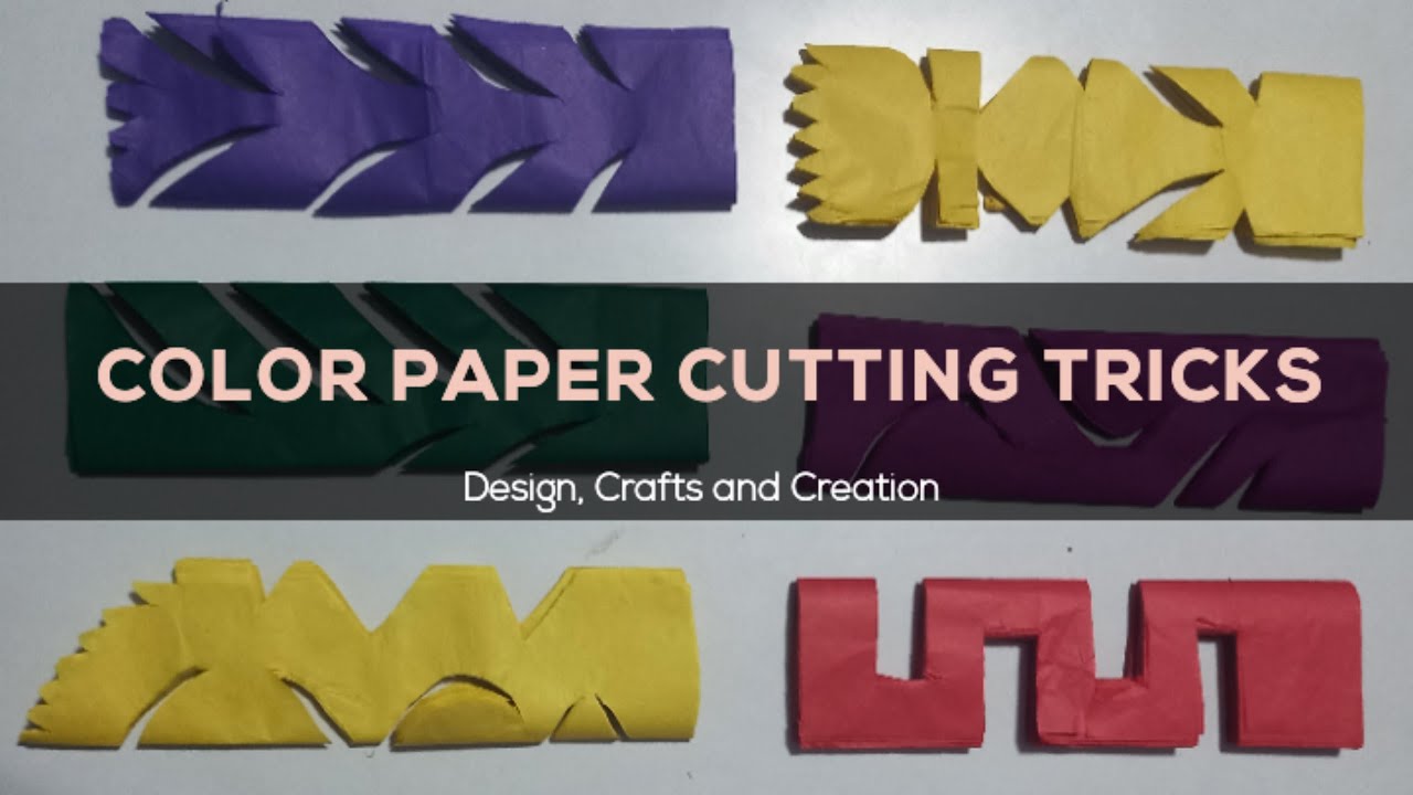 Color Paper Design || रंगीन कागज काट्नेका असान तरिका || SK Production ...
