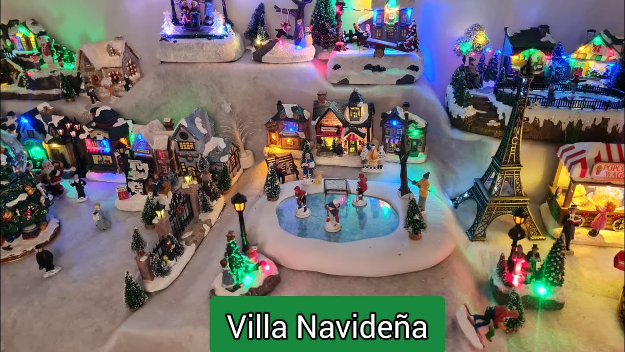 Hermosa Villa Navideña / como hacer una villa navideña / Villas ...