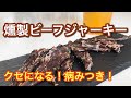 【燻製ビーフジャーキー】自宅で作る病みつき燻製ビーフジャーキーの作り方