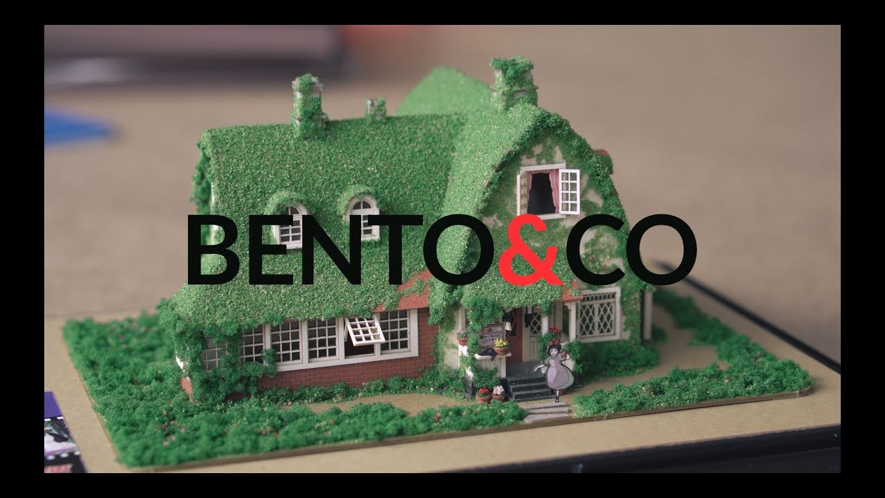 The Bento Show- Ep 8 - Studio Ghibli Miniatuart Paper Crafts