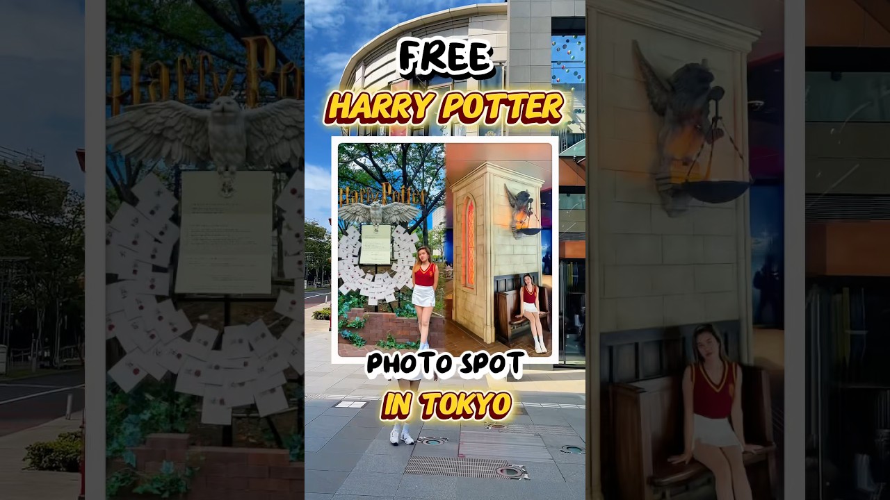 FREE Harry Potter Photo Spot in Tokyo! 🇯🇵 