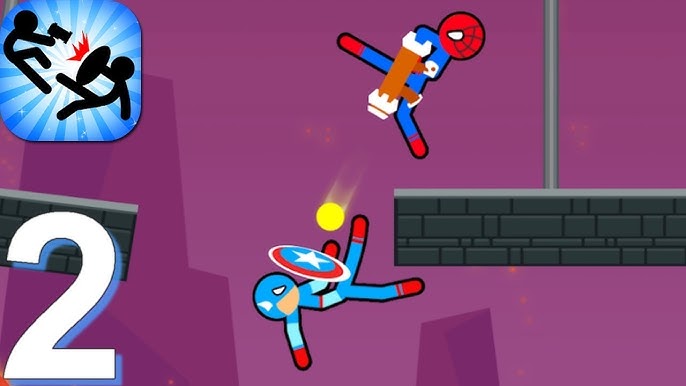 Stickman Warriors Gameplay🔥 Stick Fight-Battle Of Warriors Walkthrough  Android Apk. 