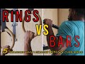 5 Reasons WHY You Should Workout With GYMNASTICS Rings VS Bars | BACK Training